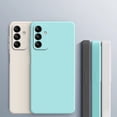 thumbnail image 3 of Samsung Galaxy M54 M14 5G M13 M23 M53 M33 M52 5G M31 Silicona Líquida Borde Recto Carcasa Del Teléfono Color Caramelo TPU Cubierta Trasera, 3 of 4