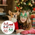 thumbnail image 5 of Gymnture 5 Pairs Creative Christmas Eyeglasses Frames Funny Christmas Glasses Props, 5 of 10