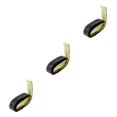 thumbnail image 2 of Transemion Anti Slip Racket Roll Tennis Handle Grip Wrap Tape Black 110x2.5x0.2CM 3Set, 2 of 6