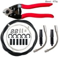 thumbnail image 4 of S SERENABLE Universal Gear Brake Line Pipe Wire Elbow Caterpillar Front Rear Black, 4 of 5