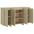 thumbnail image 5 of vidaXL Sideboard Sonoma Oak 120x41x75 cm Engineered Wood, 5 of 5