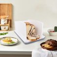 thumbnail image 5 of Adjustable Width Bread Slicer Guide for Homemade Bread and Bagels - Kitchen Cutter, 5 of 5