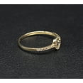 thumbnail image 2 of 14k Real Solid Yellow Gold Infinity Ring, 14k Solid Gold Women Dainty Ring, Infinity Symbol Gemstone Gold Ring for Women, Gift, Gold Ring (Ring size:7;), 2 of 4