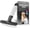 Black, variant on Poodle Pet Stainless Steel Dog Dematting Comb Undercoat Rake Grooming Brush (Blue)