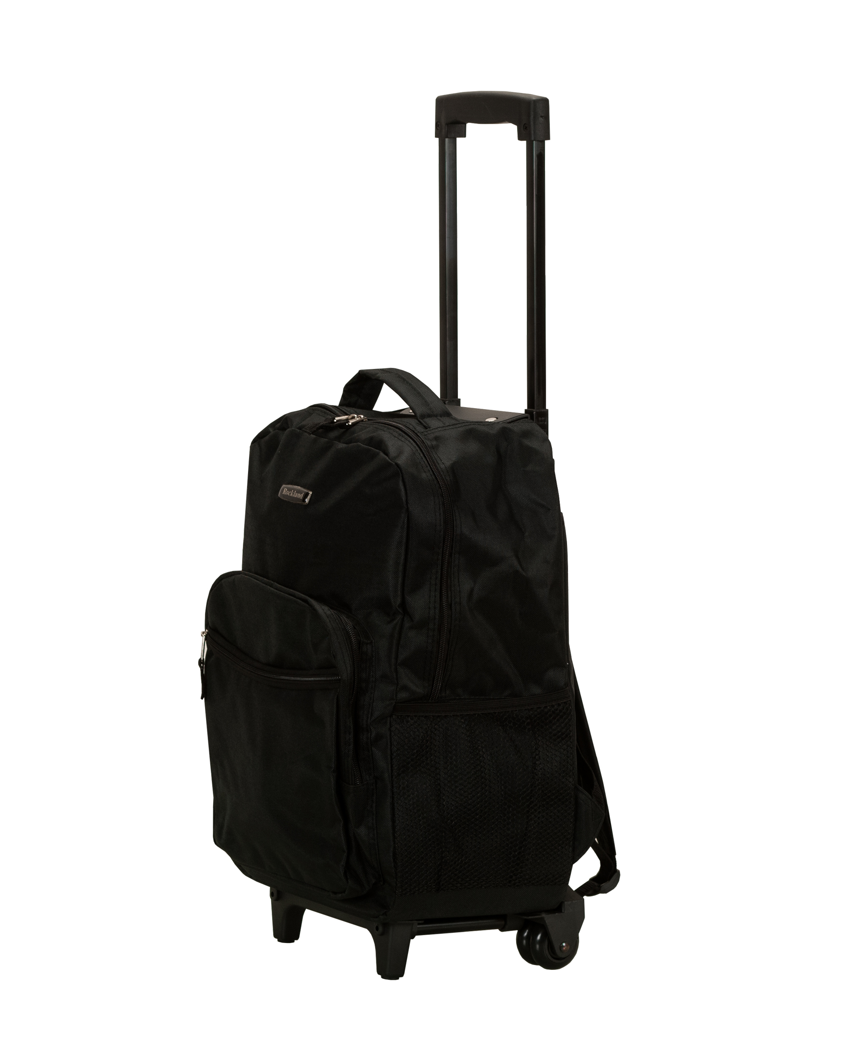Rockland Unisex Luggage 17" Rolling Backpack R01 Black - image 2 of 4