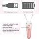 thumbnail image 3 of Depiladora facial eléctrica, depiladora depiladora de belleza para mujer, afeitadora de cabello de hilo facial de algodón para dispositivo de superficie de tracción facial corporal(rosado) Ecomeon no, 3 of 6