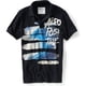 thumbnail image 1 of Aeropostale Hombre California Est. Polo de rugby de 1987, negro, grande Aeropostale polo, rugbi, 1 of 1