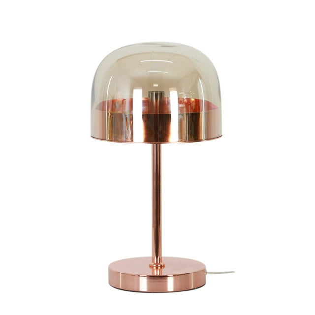 Sagebrook Home Lampe de Table à Dôme en Métal/verre de 18 Po, Or