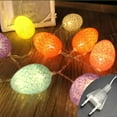 thumbnail image 1 of ERK Easter Decor Easter Eggs String Lights Battery Operated 5 FT 10 LED Colorful Easter Egg Fairy String Lights For Easter Spring Party Fireplace Mantels Entrance Tree Home Decoration, 1 of 4