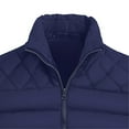 thumbnail image 4 of Rhuody Mens Winter Jacket Men'S Long Sleeve Autumn Winter Zipper Warm Down Jacket Packable Light Coat Handsome Outfits Dark Blue 3Xl, 4 of 7