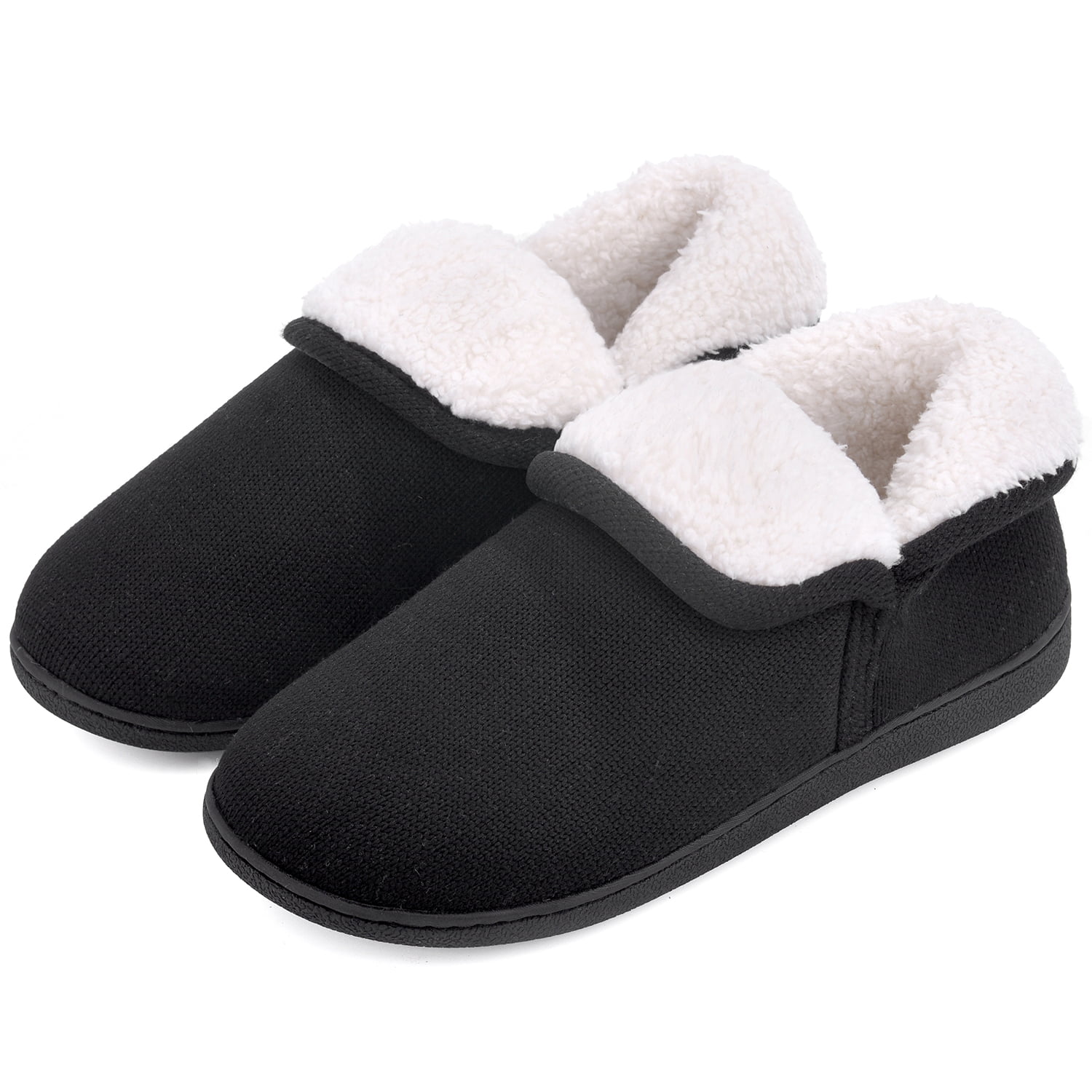 Vonmay - Women's Fuzzy Slippers Boots Memory Foam Booties House Shoes ...