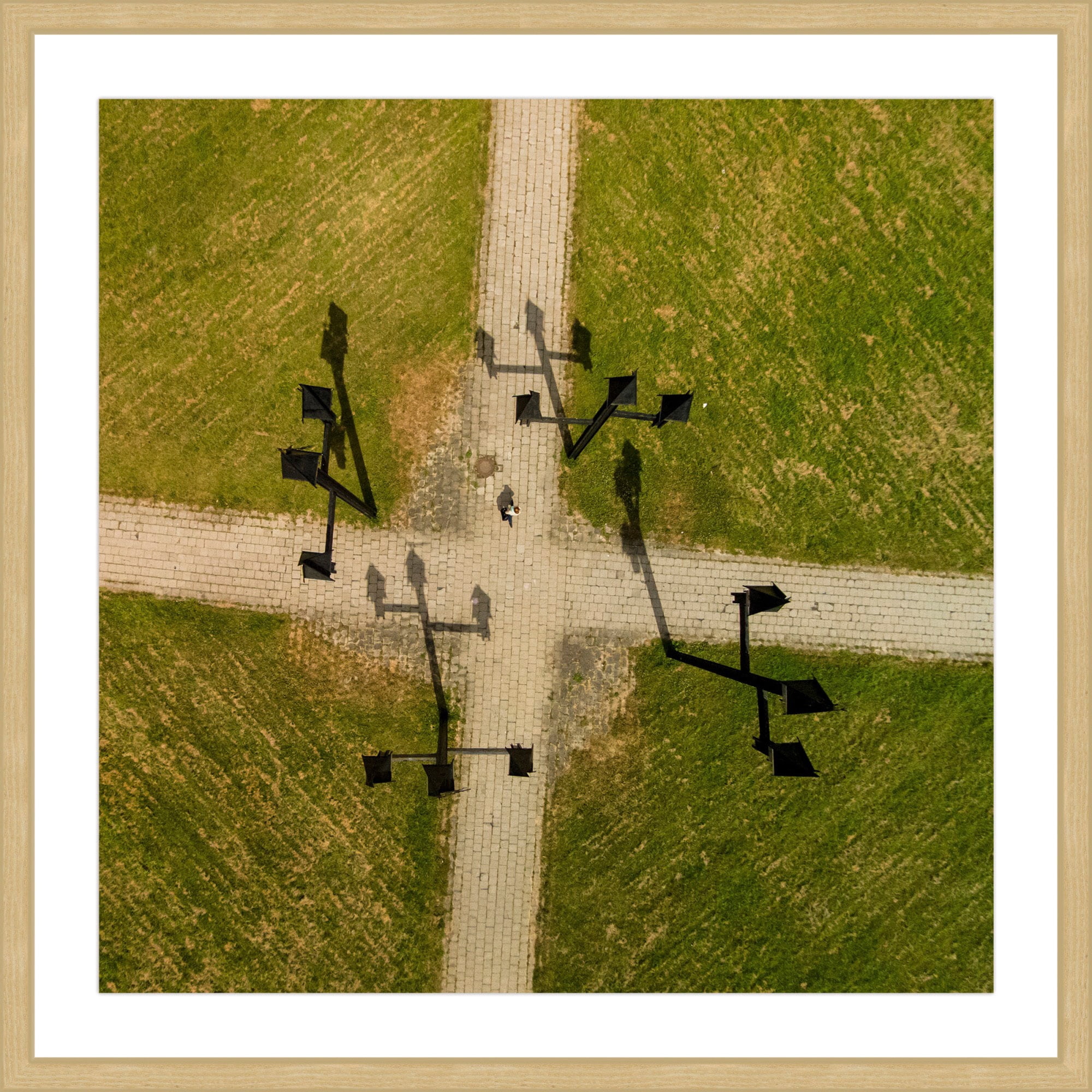 Marmont Hill "Weather Vanes" By Karolis Janulis Framed Painting Art Print, 32.0" x 1.5"