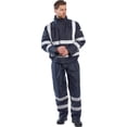 thumbnail image 4 of Portwest S783 Bizflame FR Flame Resistant Reflective Safety Bomber Jacket Navy, X-Large, 4 of 6