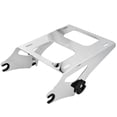thumbnail image 4 of Chrome Two-Up Tour Pack Pak Mounting Luggage Rack Detachable ＆ 4 Point Docking Hardware Kit Compatible with Harley Touring Road King Electra Road Street Glide 2014-2022, 4 of 4