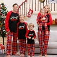 thumbnail image 5 of Matching Family Christmas Pajamas Xmas Jammies Clothes Long Sleeve PJs Set Holiday Nightwear Sleepwear, 5 of 6