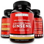 Korean Red Panax Ginseng - Energy, Stamina, Focus & Immune Support