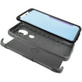 thumbnail image 3 of for 6" Moto E5 Plus Case Holster Phone Case Belt Clip 360 degree Kickstands Hybrid Armor Shock Shield Bumper Cover black, 3 of 4