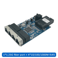 thumbnail image 2 of Fiber Ethernet Switch Media Converter Fiber Optical Media Fiber Port 1F4E 1G4E PCBA 10/100/1000M, 2 of 6