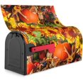 thumbnail image 6 of Fall Harvest Mailbox Cover Magnetic Standard Size 18" X 21", Autumn Thanksgiving Pumpkin Maple Leaves Mailbox Wraps Post Letter Box Cover Garden Yard Outdoor Decorations, 6 of 6