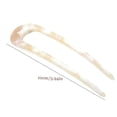 thumbnail image 4 of Pinces à Cheveux Multicolores Acétate Simplicité Accessoires Cheveux Filles Support Mode Rétro Bijoux Outils DIY Bijoux Mode Couvre-Chef en Forme de U Femme Rose Kaki, 4 of 8