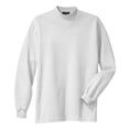 thumbnail image 5 of Mafoose Men Interlock Knit Mock Male Turtleneck Sweaters White 5XL, 5 of 6