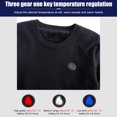 thumbnail image 1 of Suéter de manga larga con calefacción Ropa interior térmica lavable para esquiar Pesca Jogging JShteea Para Estrenar, 1 of 9