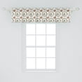 thumbnail image 2 of Ambesonne Trains Valance Pack of 2, Retro Vehicle on Railroad, 54"X12", White and Multicolor, 2 of 4