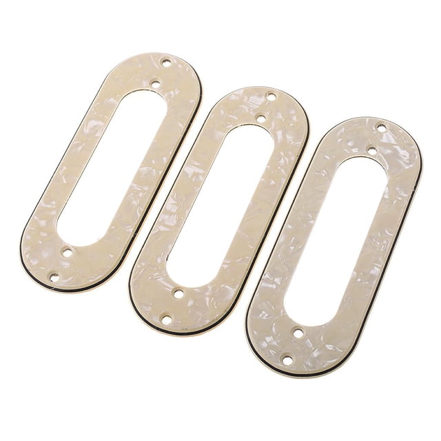 3X montaje de pastilla de guitarra de metal para parte de guitarra eléctrica ST Beige
