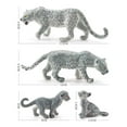 thumbnail image 4 of 4x figuritas de de simulación, modelo Animal, suministros de fiesta, adornos de decoración, Mini figuras de salvajes, Zulema Figuras de leopardos, 4 of 8