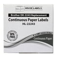 thumbnail image 6 of HOUSELABELS Compatible with DK-2243 Replacement Roll for Brother QL Label Printers; Continuous Length Labels; 4" x 100 feet (102mm*30.48m) with 1 REUSABLE CARTRIDGE - 1 Roll, 6 of 7