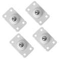 thumbnail image 1 of Bewildely 4PCS Universal Casters Self-Adhesive Stainless Steel Portable Pulleys Universal Wheel Lightweight for Storage Boxes Cabinet Type3 NO3, 1 of 6