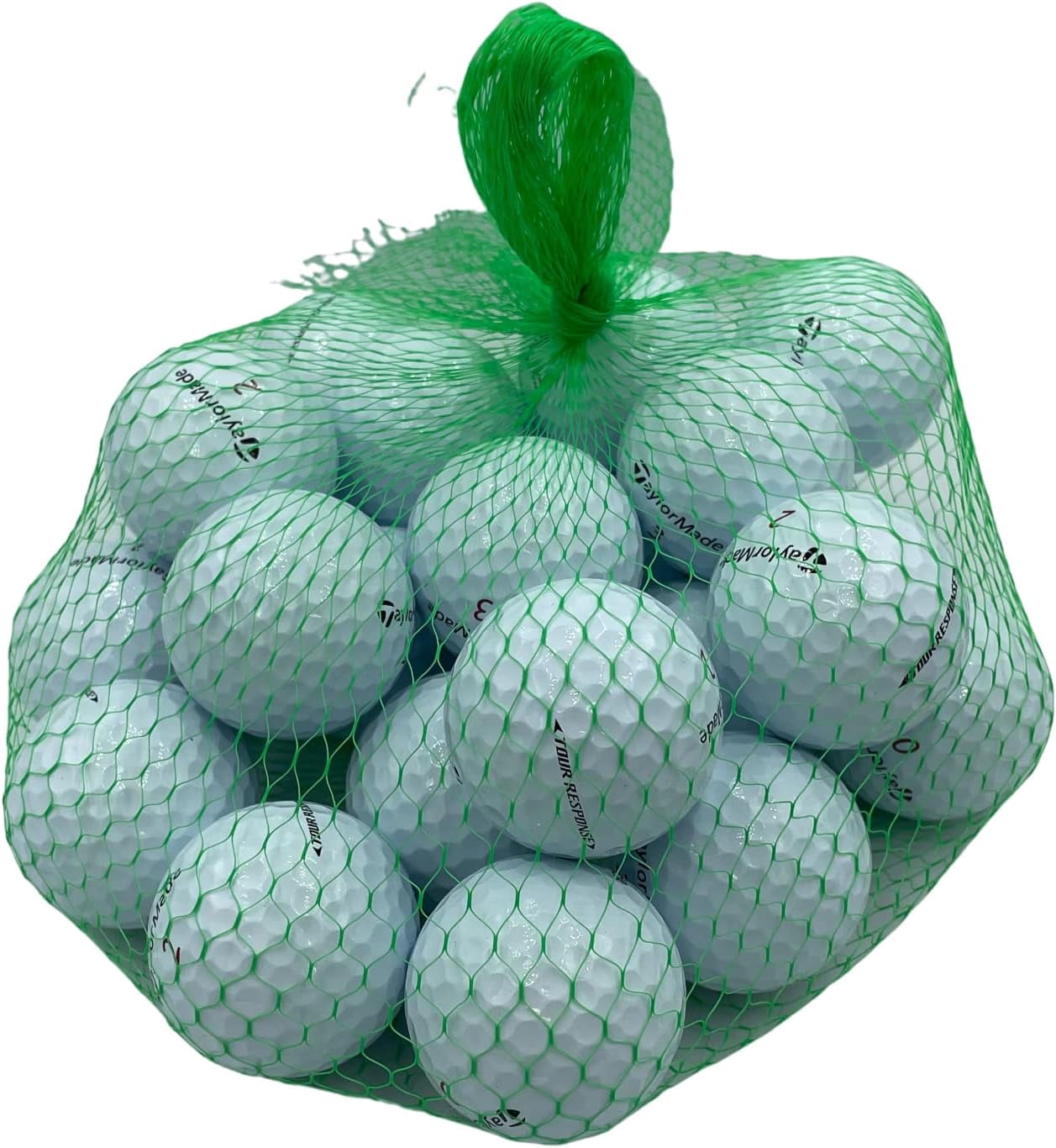 Golf Ball Planet - Taylormade Tour Response Recycled Golf Balls (24 Pack, 5A / Mint)