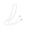 thumbnail image 1 of Ygjytge Cable Soporte para Cuerda Antipérdida Silicona para Deportivos (blanco), 1 of 5