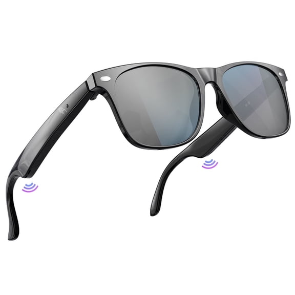Mingdaln AI Bluetooth Smart Glasses，with sunglass lenses/Hands-Free Calls，10-Hour Playtime& Music