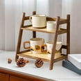 thumbnail image 3 of Double Layer Desktop Storage Organizer for Home, Office & Kitchen - Stylish Space-Saving Rack for Clutter-Free Organization and Elegant Décor, 3 of 5