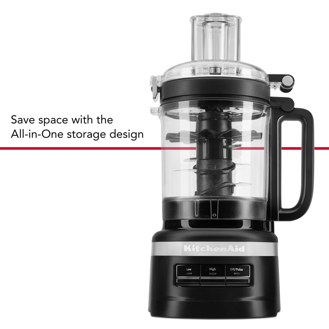 KitchenAid 9 Cup Food Processor, Black Matte, KFP0921