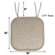 thumbnail image 4 of Cojín para silla Sweet Home Collection, espuma viscoelástica, paquete de 4, 4 of 5