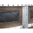 thumbnail image 3 of ACME Rahma Bar Table in Antique Ebony Top Grain Leather, 3 of 11
