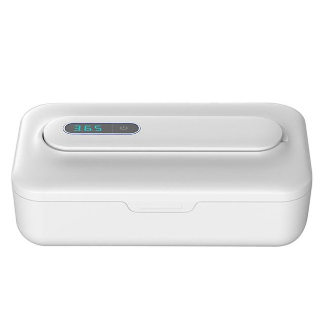 Caja de desinfección UV Máquina de desinfección de ozono ultravioleta multifuncional Luz UV para maquillaje de teléfono Blanco, Blanco