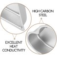 thumbnail image 2 of Miangastore Heart Shape Baking Pan Set for Cupcakes and Puddings Reusable Metal Mold 2pcs, 2 of 9