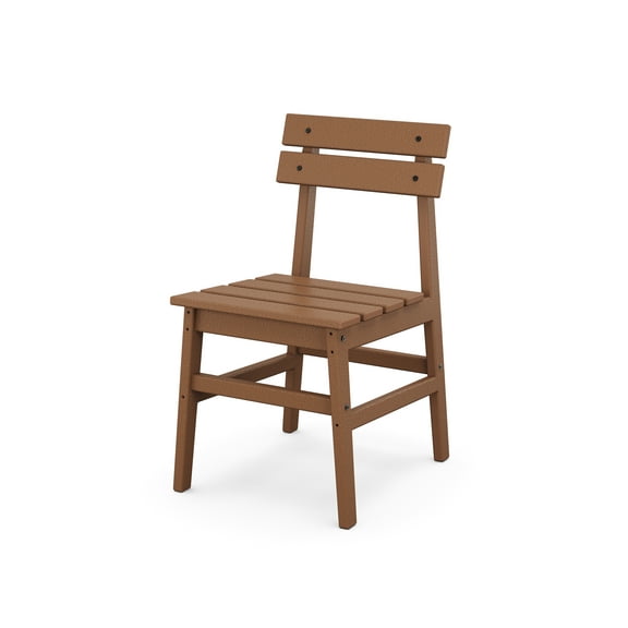 POLYWOOD® Modern Studio Plaza Chair (Single) in Teak