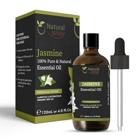 Natural Way Jasmine Essential Oil, 4 Oz