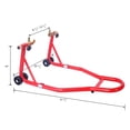 thumbnail image 3 of Motorcycle Stand, 1000LB Capacity Sport Bike Front and Rear Combo Wheel Lift Stands, Swingarm Spool Paddock Stands for Sport Bike Motorcycle Maintenance, 3 of 10