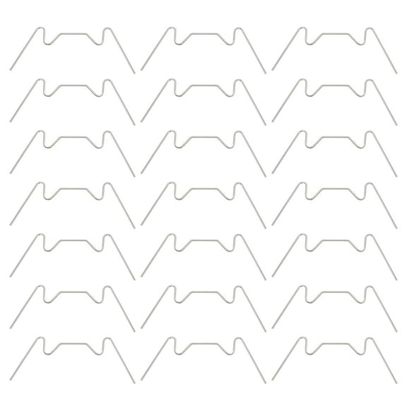 CRILSTYLEO 25Pcs Greenhouse Stainless Steel W Clip for Glass Panels in Typhoons