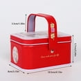 thumbnail image 3 of Packing Decorative Container Storage Small Metal Candy Container Cookie With Lids Storage Storage Bowls Chip Organizer Storage with Lids Food Pantry Storage Glass Containers with Lids for Food Flour, 3 of 4