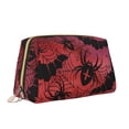 thumbnail image 2 of Rateoe Bats And Spiders for Travel Makeup Bag,Large Capacity Cosmetic Bags for Women,Waterproof Portable Pouch Open Flat Toiletry Bag Make up Organizer, 2 of 8
