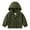 Army Green, variant on Maean Toddler Boys Windbreaker Casual Outerwear Kids Lightweight Zip Hoodie Jacket Baby Coat with Pockets