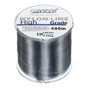 Uxcell 547Yard 20Lb Fluorocarbon Coated Monofilament Nylon Fishing Line Grey