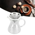 thumbnail image 1 of Drip Glass Coffee Maker, Easy Cleanup Reusable Safe Coffee Pot  For Home For Coffee Shop For Kitchen, 1 of 8