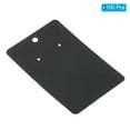 thumbnail image 3 of Unique Bargains 2.5' x 3.5' Blank Paper Business Cards Small Index Cards Flash Cards Message Note Card with Hole Black 100 Pack, 3 of 5